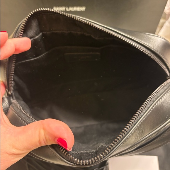 Saint Laurent Lou Lou Medium YSL Camera Bag with Pocket in Quilted Leather - Picture 15 of 15